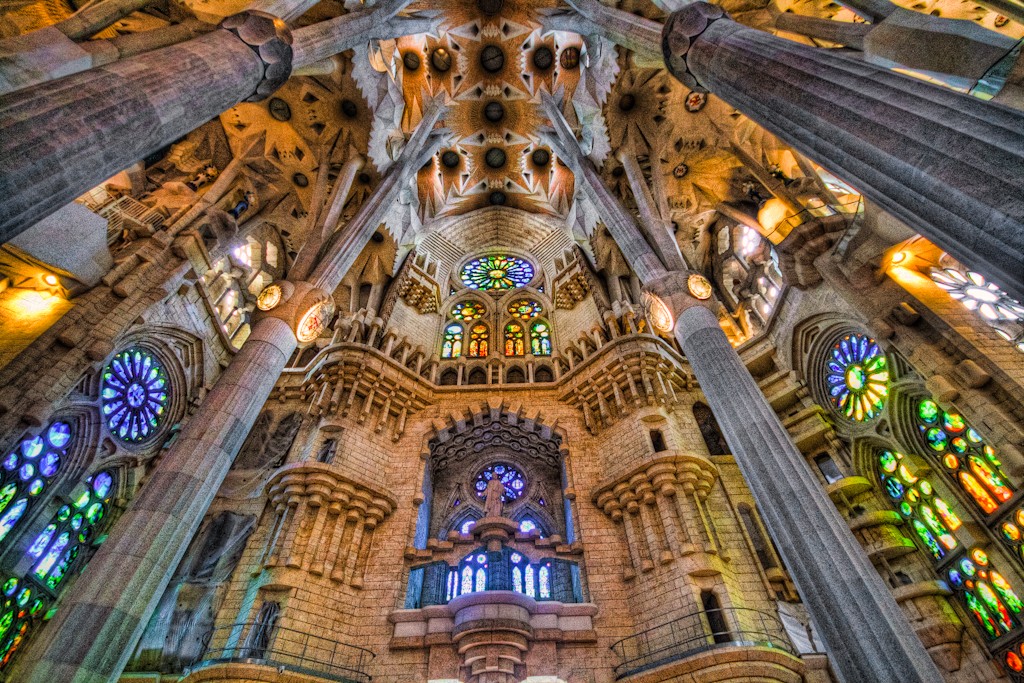 Inside the Sagrada Familia